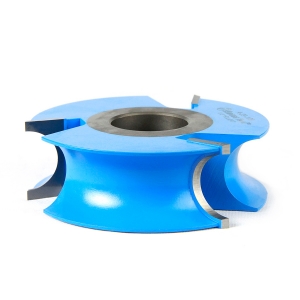 Amana Tool A-29-108 Carbide Tipped 3-Wing Heavy-Duty Bead 1/2 R x 4 D x 1-5/16 CH x 1 Bead CH x 1-1/4 Bore Shaper Cutter