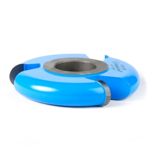 Amana Tool A-28-106 Carbide Tipped 3-Wing Heavy-Duty Flute (Convex) 3/8 R x 4 D x 3/4 CH x 1-1/4 Bore Shaper Cutter