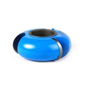 Amana Tool SC532 Carbide Tipped 3-Wing Flute (Convex) 1-1/4 Flute x 5/8 R x 3-1/4 D x 1-1/4 CH x 1 & 1-1/4 Bore Shaper Cutter