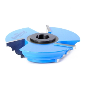 Amana Tool 968 Carbide Tipped 3-Wing Reversible Stile & Rail Ogee 1/8 R x 3-1/2 D x 1-1/2 CH x 1/2 & 3/4 Bore Shaper Cutter