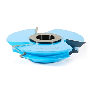 Amana Tool SC619 Carbide Tipped 3-Wing Lock Miter 45 Deg Angle x 4-17/32 D x 1 CH x 1 & 1-1/4 Bore Shaper Cutter