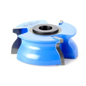 Amana Tool 992 Carbide Tipped 3-Wing Corner Round & Ogee Door Lip 2-5/8 D x 1 CH x 1/2 & 3/4 Bore Shaper Cutter
