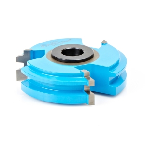Amana Tool 993 Carbide Tipped 3-Wing Ogee & Cove Door Lip 2-5/8 D x 1-1/2 CH x 1/2 & 3/4 Bore Shaper Cutter