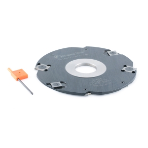 Amana Tool 61456 Insert Carbide Grooving w/Scorer 5mm (3/16) CH x 150mm (5-7/8) D x 1-1/4 Bore Shaper Cutter