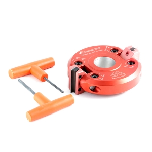 Amana Tool 61304 Insert Carbide Aluminum Adjustable Chamfer -45 to +45 x 110mm D x 40mm CH x 1-1/4 Bore Shaper Cutter