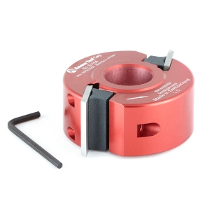 Amana Tool 61104 Profile-Pro Aluminum Cutterhead 88mm D x 40mm CH x 40mm Bore Shaper Cutter