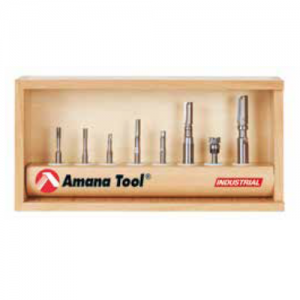 AMS-600 8-Piece Flush Trim Plunge Template Router Bits Collection, Includes #47220, #47222, #47222-S, #47224, #47224-S, #47226, #45460-S, #47228 & #RB-102