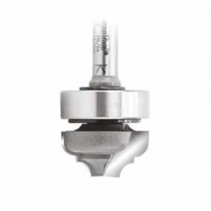 56150 1-3/8" CD x 0.522" D1 x 13/64" Radius x 9/16" CL x 1/2" Shank x 2-5/8" OAL x 2 Flute 47734 Ball Bearing 47750 Lock Ring