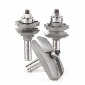 55426 1-5/8" CD x 1-1/2" D1 x 7/8" CL x 3/8" R x 1/4" B1 x 1/2" Shank x 3-1/2" OAL x 2 Flute 2 Piece Set