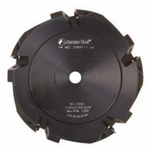 RC-4304 6" CD x 5 Teeth x 90&deg; Angle x 25/64" Kerf x 0.090" Flat Bottom Width x 5/8" Bore x RCK-48 Repl. Knife