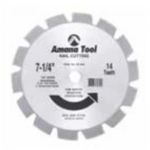 NC-820 7-1/4" CD x 14 Teeth x 0.120" ‘B’ Kerf x 0.078" ‘C’ Plate x 5/8" Bore