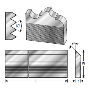 CSK-110 25" OAL x 1-1/2" Width x 45&deg; Angle x 1/4" Thickness