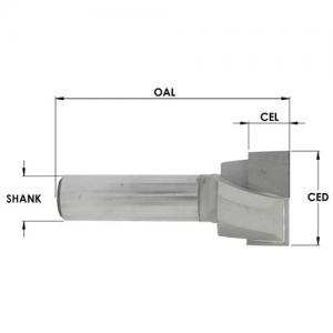 SE1598 1-1/2" CD x 1/2" CL x 1/2" SHANK x 2" OAL