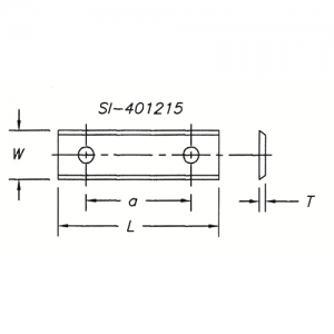 SI-401215CA 40 x 12 x 1.5 - 26 CTC 4 Corner Angles (L x W x T)