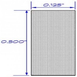 U IR 12 500 32.38 Firm Density x 1/2" Height x 1/8" Width x 50' Length