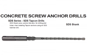 SDS316512TAPCON 3/16" Size x 2-1/2" Flute Length x 5-1/2" OAL