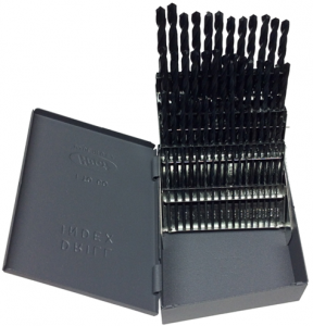 D/A60S-SET #1-60 Size x 135&deg; 60 Piece Drill America HSS Split Point Screw Machine Drill Set