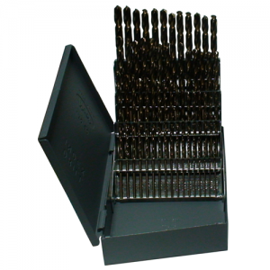 DWD60S-SET #1-60 Size x 135° 60 Piece Qualtech HSS Split Point Screw Machine Drill Set