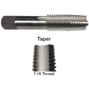 DWTT4X.7 4 x 0.7 Size x 4 Flutes Taper Tap