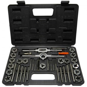 DWT40PC-HEX #4–1/2" Size CS Tap & Die Set with Hex Dies