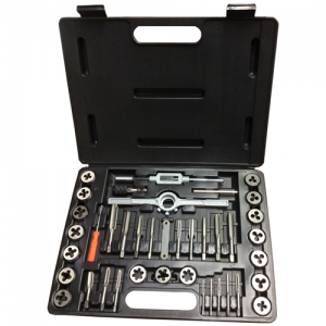 DWT40PC-ROUND #4–1/2" Size CS Tap & Die Set with Round Dies
