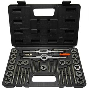 DWT40PC-MM-HEX 3–12mm Size CS Tap & Die Set with Hex Dies