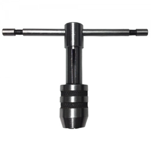 DWTD328 Plain Size x 1/16"–1/4" Fractional Taps x 0–14 Screw Machine x 2-3/4" OAL T-Handle Tap Wrench