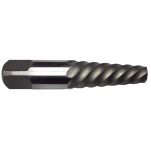 DEWEZ5 5 Size x 9/16"â€“3/4" Bolt Size x 1/8"â€“1/4" Pipe Size x 1/4" Small End x 7/16" Large End x 1-1/2" Flute Length x 17/64" Drill Size x 3-3/8" OAL Screw Extractor
