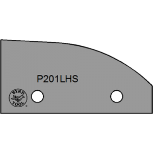 P201LHS Byrd Tool 50mm Wide Left Hand Panel Raise Carbide Inserts