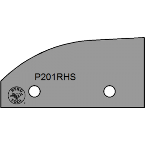 P201RHS Byrd Tool 50mm Wide Right Hand Panel Raise Carbide Inserts