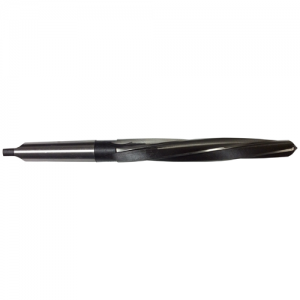 DWRRB9/16 9/16" Size x 3/8" Point Dia. x 2 Morse Taper x 5-1/8" Flute Length x 9" OAL Spiral Flute Taper Shank Bridge Reamer