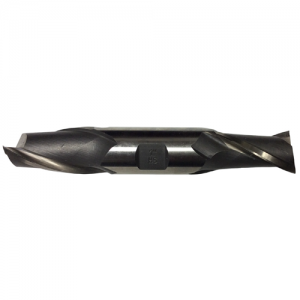 DWCT215 15/32" Size x 1/2" Shank Dia. x 13/16" Flute Length x 3-3/4" OAL 2 Flute Double End Center Cutting End Mill