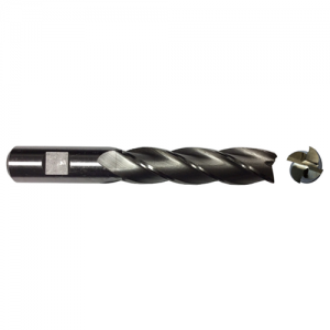 DWCF310-LCC 5/16" Size x 3/8" Shank Dia. x 1-1/4" Flute Length x 3-1/8" OAL 4 Flute Single End Long Center Cutting End Mill