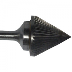 DULSJ6 5/8" Cutting Diameter x 1/2" Length Of Cut 60 Degree Double Cut Solid Carbide Burr