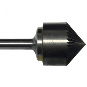 DULSK1 1/4" Cutting Diameter x 1/8" Length Of Cut 90 Degree Double Cut Solid Carbide Burr