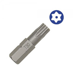 INS05-TT10 T-10 Size x 1" OAL x 1/4" Hex Shank Torx Tamper Resistant Inser Bit
