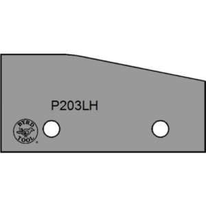 P203LH Byrd Tool 50mm Wide Left Hand Panel Raise Carbide Inserts