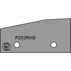 P203RHS Byrd Tool 50mm Wide Right Hand Panel Raise Carbide Inserts