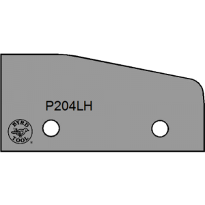 P204LH Byrd Tool 50mm Wide Left Hand Panel Raise Carbide Inserts