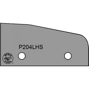 P204LHS Byrd Tool 50mm Wide Left Hand Panel Raise Carbide Inserts