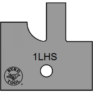 1LHS Byrd Tool 30mm Wide Left Hand Rail Carbide Inserts.
