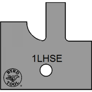1LHSE Byrd Tool 30mm Wide Left Hand Rail Carbide Inserts.