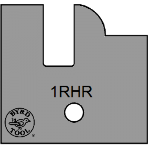 1RHR Byrd Tool 30mm Wide Right Hand Rail Carbide Inserts