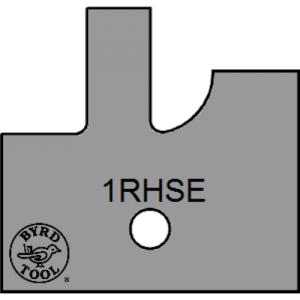 1RHSE Byrd Tool 30mm Wide Right Hand Stile Carbide Inserts Eased Edge