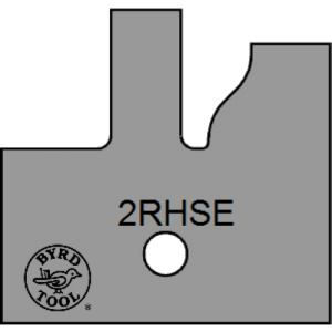 2RHSE Byrd Tool 30mm Wide Right Hand Stile Carbide Inserts Eased Edge
