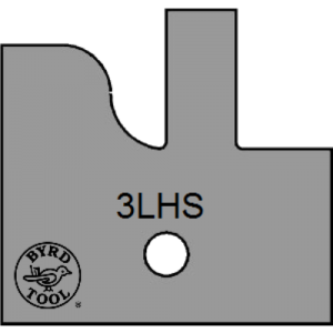3LHS Byrd Tool 30mm Wide Left Hand Stile Carbide Inserts