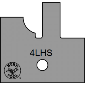 4LHS Byrd Tool 30mm Wide Left Hand Stile Carbide Inserts