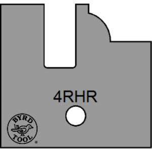4RHR Byrd Tool 30mm Wide Right Hand Rail Carbide Inserts
