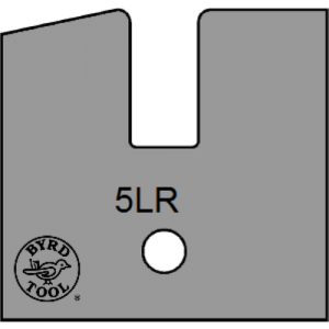 5LR Byrd Tool 30mm Wide Shaker Rail Centered With a Left 12 Degree Angle