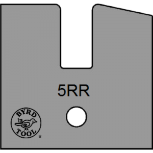 5RR Byrd Tool 30mm Wide Shaker Rail Centered With a Right 12 Degree Angle